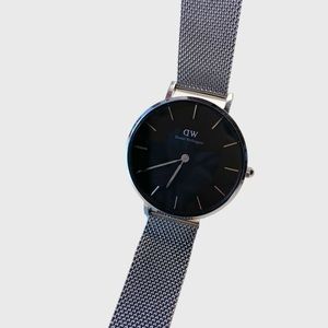 Silver Daniel Wellington 32mm Petite Sterling Watch